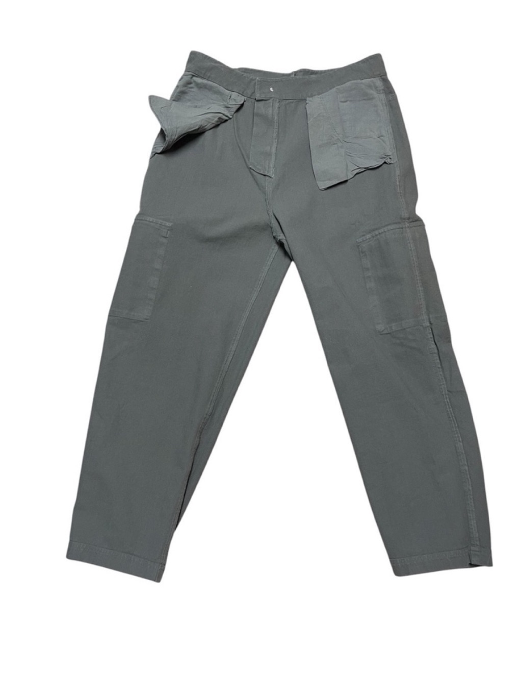 Mate The Label Organic Cotton Canvas Cargo Pant Gray Size Xl — image 6 of 8
